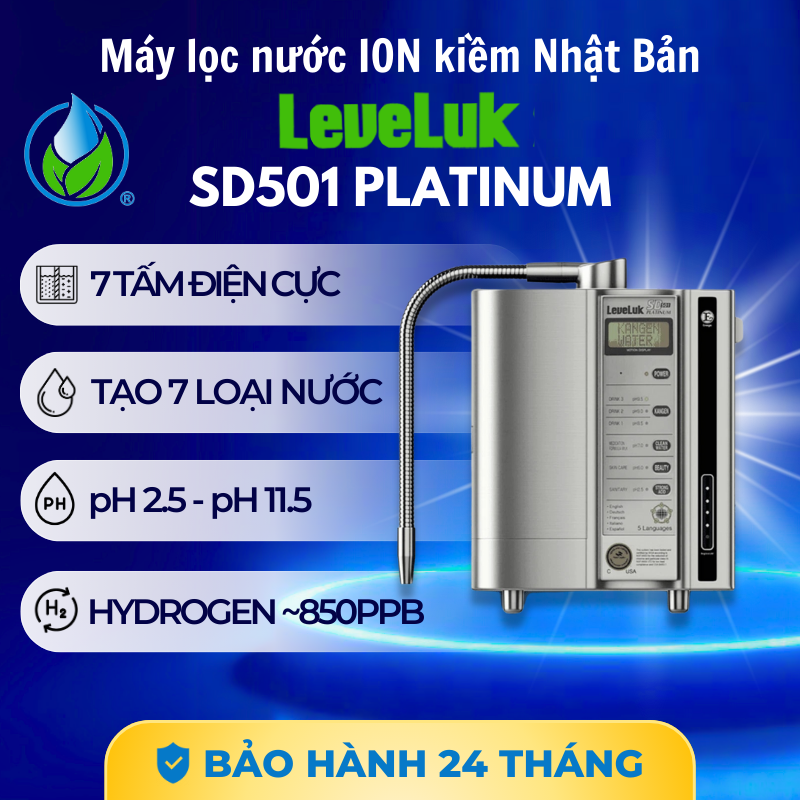 Máy lọc nước Kangen LeveLuk SD501 Platinum