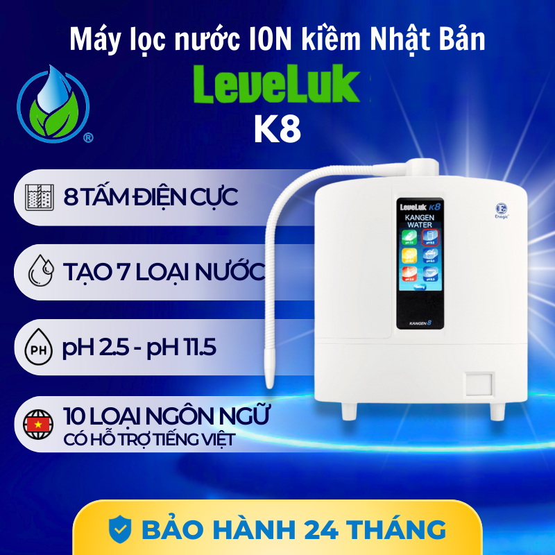 Máy lọc nước Kangen Leveluk K8