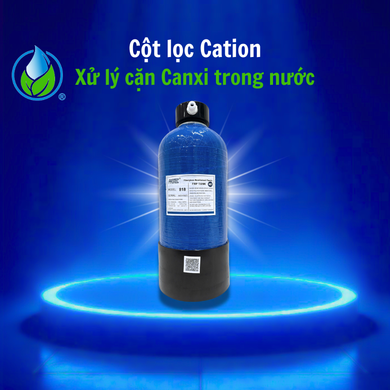 Cột lọc Cation (chuyên xử lý cặn Canxi trong nước)
