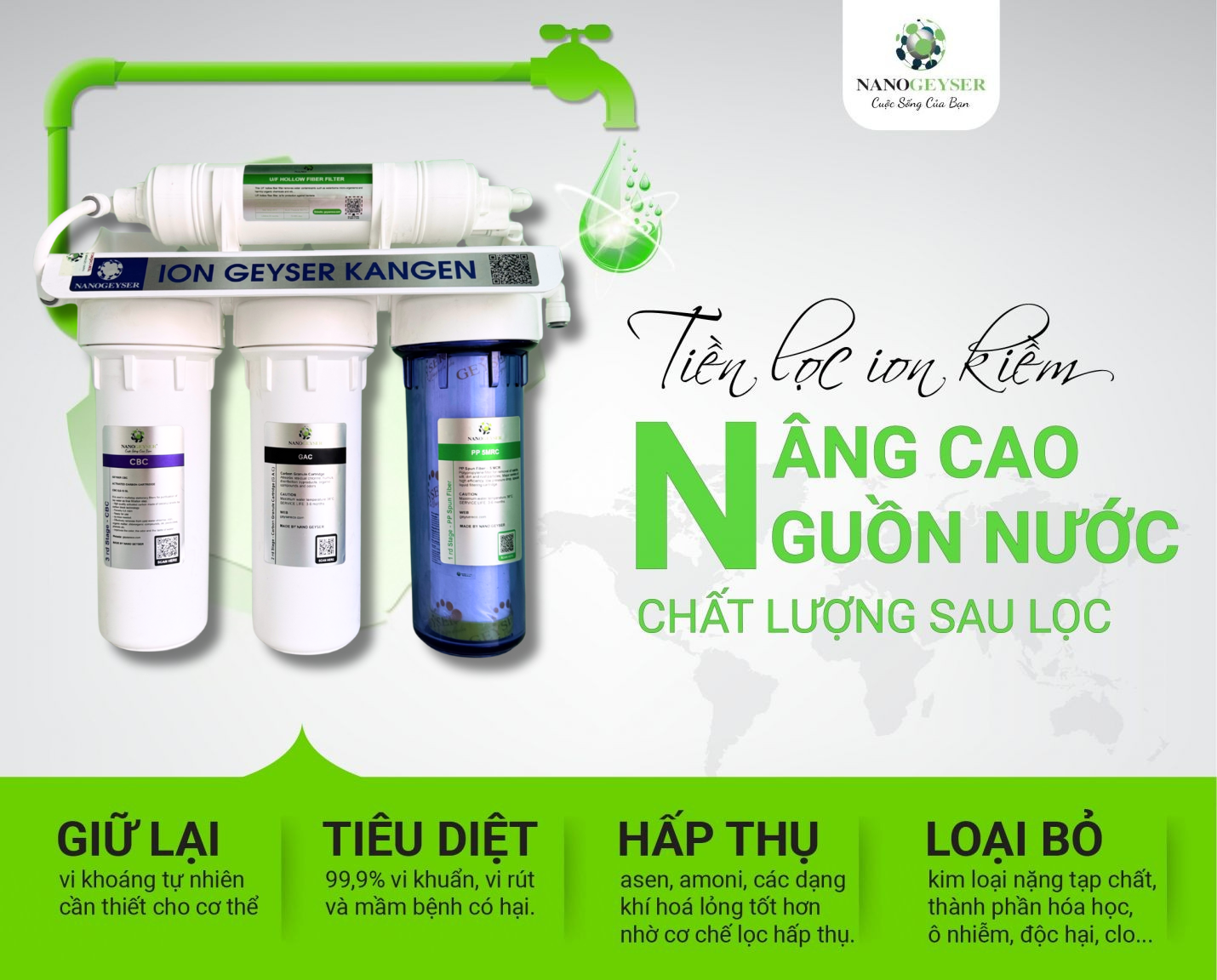 Ion Geyser Kangen 4 cấp